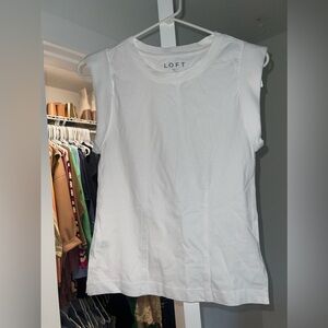 Women’s White Loft Tank Top